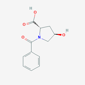 molecular formula C12H13NO4 B139240 trans-1-Benzoyl-4-hydroxy-L-Proline CAS No. 129512-75-0