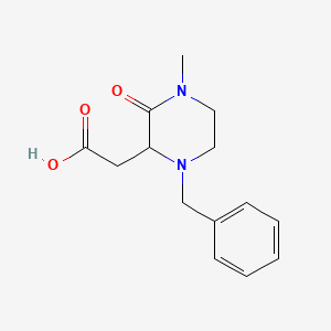 2-(1-Benzyl-4-methyl-3-oxo-2-piperazinyl)-acetic acid