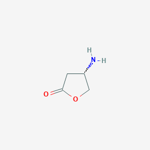 molecular formula C4H7NO2 B139241 (S)-4-aminodihydrofuran-2(3H)-one CAS No. 152580-30-8