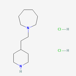 1-[2-(4-Piperidinyl)ethyl]azepane dihydrochloride