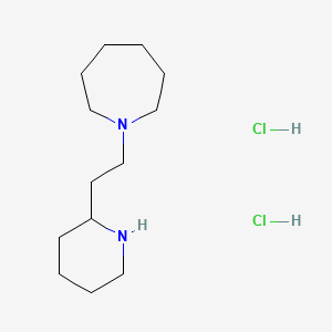 1-[2-(2-Piperidinyl)ethyl]azepane dihydrochloride