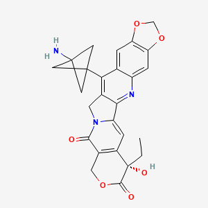 molecular formula C26H23N3O6 B13924146 NH2-bicyclo[1.1.1]pentane-7-MAD-MDCPT 
