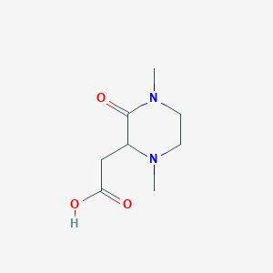2-(1,4-Dimethyl-3-oxo-2-piperazinyl)acetic acid