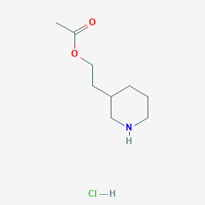2-(3-Piperidinyl)ethyl acetate hydrochloride