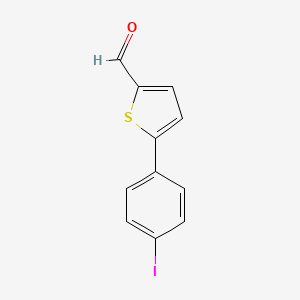 molecular formula C11H7IOS B13924229 5-(4-Iodophenyl)thiophene-2-carbaldehyde 
