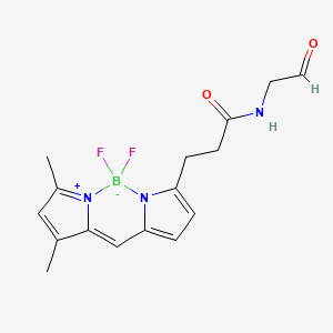 molecular formula C16H18BF2N3O2 B13924258 Bodipy-aminoacetaldehyde 