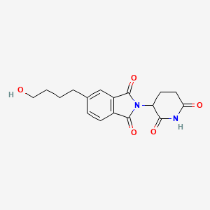 molecular formula C17H18N2O5 B13924297 Thalidomide-5'-C4-OH 