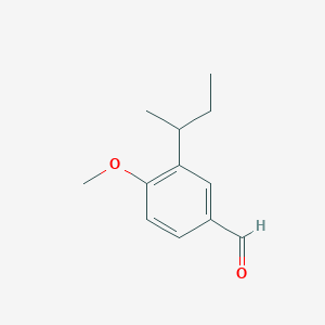 molecular formula C12H16O2 B1392433 3-(Sec-butyl)-4-methoxybenzaldehyde CAS No. 883515-13-7