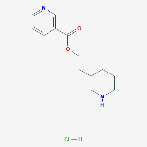 2-(3-Piperidinyl)ethyl nicotinate hydrochloride
