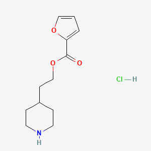 2-(4-Piperidinyl)ethyl 2-furoate hydrochloride