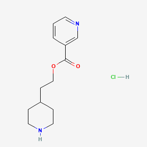 2-(4-Piperidinyl)ethyl nicotinate hydrochloride
