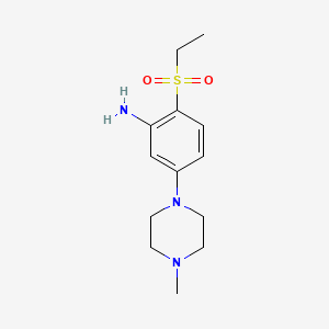 2-(Ethylsulfonyl)-5-(4-methyl-1-piperazinyl)-aniline