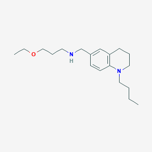 N-[(1-Butyl-1,2,3,4-tetrahydroquinolin-6-yl)methyl]-3-ethoxypropan-1-amine
