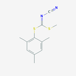 molecular formula C12H14N2S2 B139245 Methyl(2,4,6-trimethylphenyl)cyanocarbonimido-dithioate CAS No. 152382-32-6