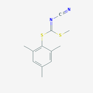 molecular formula C12H14N2S2 B139245 Methyl 2,4,6-trimethylphenyl cyanocarbonodithioimidate CAS No. 152382-32-6
