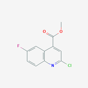 Methyl 2-chloro-6-fluoroquinoline-4-carboxylate
