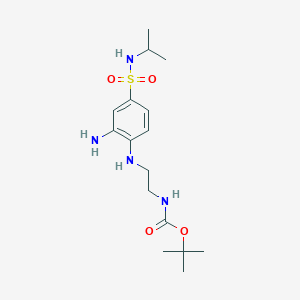 tert-Butyl [2-({2-amino-4-[(isopropylamino)sulfonyl]phenyl}amino)ethyl]carbamate
