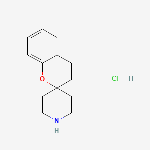molecular formula C13H18ClNO B1392456 Spiro[chroman-2,4'-piperidine] hydrochloride CAS No. 400729-14-8