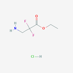 Ethyl 3-Amino-2,2-difluoropropanoate Hydrochloride