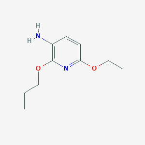 molecular formula C10H16N2O2 B13924757 6-Ethoxy-2-propoxy-3-pyridinamine CAS No. 1095011-34-9