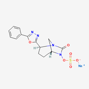 molecular formula C14H13N4NaO6S B13924813 Antibacterial agent 44 