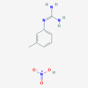 molecular formula C8H12N4O3 B1392499 N-(3-methylphenyl)guanidine nitrate CAS No. 164658-45-1