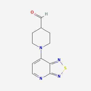 1-[1,2,5]Thiadiazolo[3,4-b]pyridin-7-ylpiperidine-4-carbaldehyde