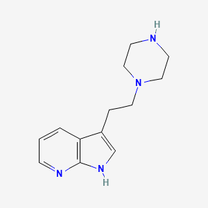 3-(2-piperazin-1-ylethyl)-1H-pyrrolo[2,3-b]pyridine