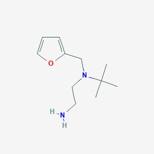 molecular formula C11H20N2O B1392544 N-(tert-Butyl)-N-(2-furylmethyl)ethane-1,2-diamine CAS No. 1242970-05-3