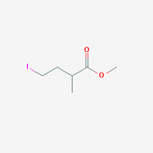 molecular formula C6H11IO2 B13925618 Methyl 4-iodo-2-methylbutanoate CAS No. 82033-39-4