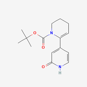 molecular formula C15H20N2O3 B13925782 tert-Butyl 2'-oxo-1',2',5,6-tetrahydro-[2,4'-bipyridine]-1(4H)-carboxylate 