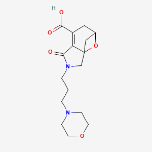molecular formula C16H22N2O5 B1392603 2-(3-Morpholin-4-ylpropyl)-1-oxo-1,2,3,4,5,6-hexahydro-3a,5-epoxyisoindole-7-carboxylic acid CAS No. 1242912-32-8