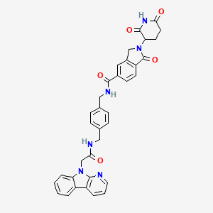 molecular formula C35H30N6O5 B13926052 c-Myc inhibitor 7 
