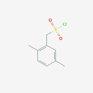 molecular formula C9H11ClO2S B1392608 (2,5-Dimethylphenyl)methanesulfonyl chloride CAS No. 86188-26-3