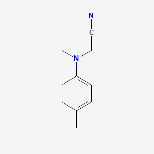 molecular formula C10H12N2 B13926086 2-(Methyl(p-tolyl)amino)acetonitrile 