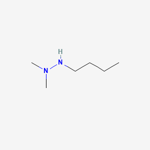 molecular formula C6H16N2 B13926094 2-Butyl-1,1-dimethylhydrazine CAS No. 54007-23-7
