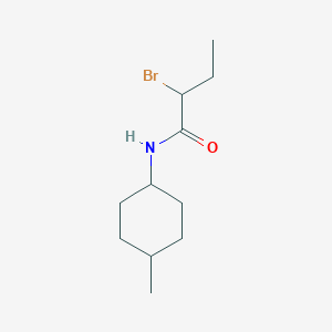 molecular formula C11H20BrNO B1392618 2-bromo-N-(4-methylcyclohexyl)butanamide CAS No. 1243008-60-7