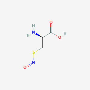 molecular formula C3H6N2O3S B139262 D-Cysteine, nitrite (ester) (9CI) CAS No. 134469-02-6
