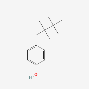 molecular formula C14H22O B13926249 Phenol, 4-(2,2,3,3-tetramethylbutyl)- CAS No. 54932-78-4