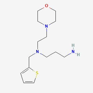 N-(2-Morpholin-4-ylethyl)-N-(2-thienylmethyl)propane-1,3-diamine