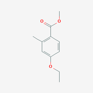 molecular formula C11H14O3 B13926376 Methyl 4-ethoxy-2-methylbenzoate 