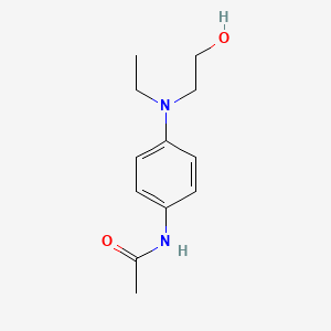 molecular formula C12H18N2O2 B13926516 N-[4-[ethyl(2-hydroxyethyl)amino]phenyl]acetamide CAS No. 59884-42-3