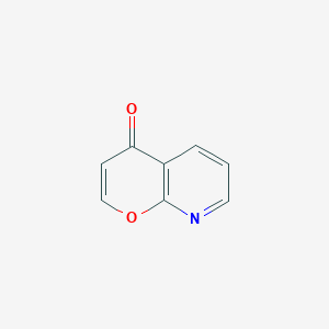 molecular formula C8H5NO2 B13926522 4H-Pyrano[2,3-b]pyridin-4-one CAS No. 22052-71-7