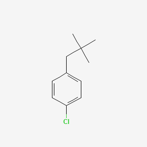 molecular formula C11H15Cl B13926537 1-Chloro-4-(2,2-dimethylpropyl)benzene CAS No. 26110-93-0