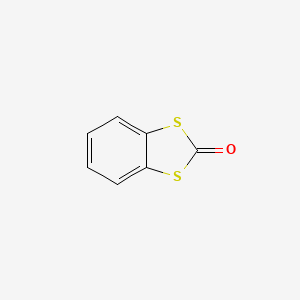 molecular formula C7H4OS2 B13926623 1,3-Benzodithiol-2-one CAS No. 62576-04-9