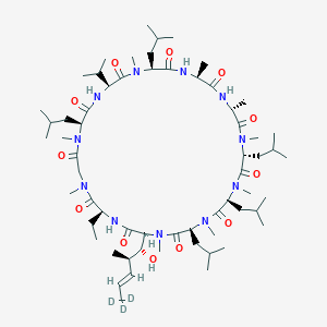 molecular formula C62H111N11O12 B13926641 Cyclosporine A-D3 