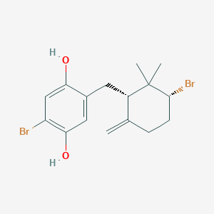molecular formula C16H20Br2O2 B13926821 Cyclocymopol CAS No. 62008-15-5