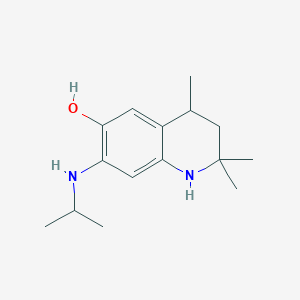 7-(Isopropylamino)-2,2,4-trimethyl-1,2,3,4-tetrahydroquinolin-6-ol