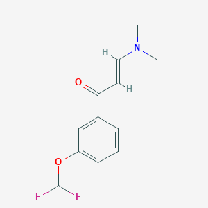 (2E)-1-[3-(difluoromethoxy)phenyl]-3-(dimethylamino)prop-2-en-1-one