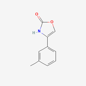 molecular formula C10H9NO2 B13927090 4-(m-tolyl)oxazol-2(3H)-one 
